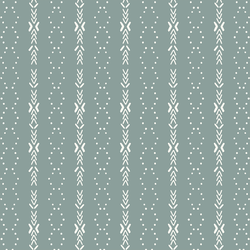 Zigzag Dot in Pewter Blue
