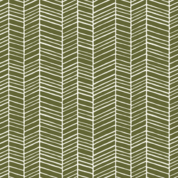 Herringbone in Forest Green
