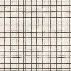 Spooky Plaid in Bone