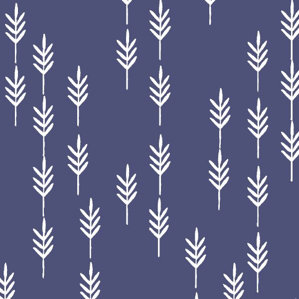 Wild Field in Indigo