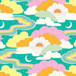 Cosmic Skyway in Turquoise