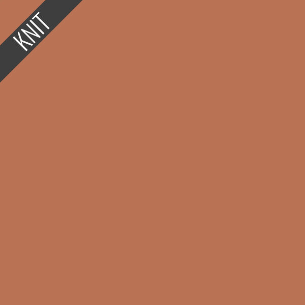 Solid Knit in Sienna Brick