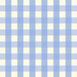 Spring Gingham in Blue Skies