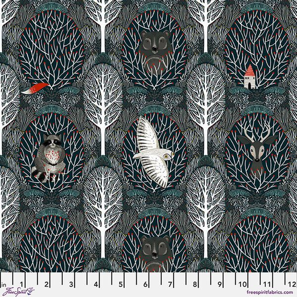 Woodland Friends in Navy