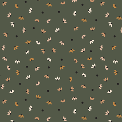 Petal Dot in Dark Fern