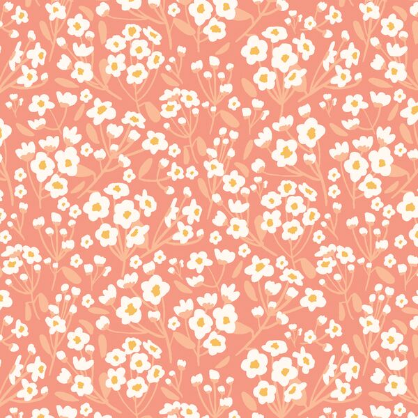 Blooming in Coral Peach