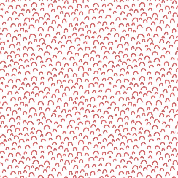 Doodle in Poppy on White