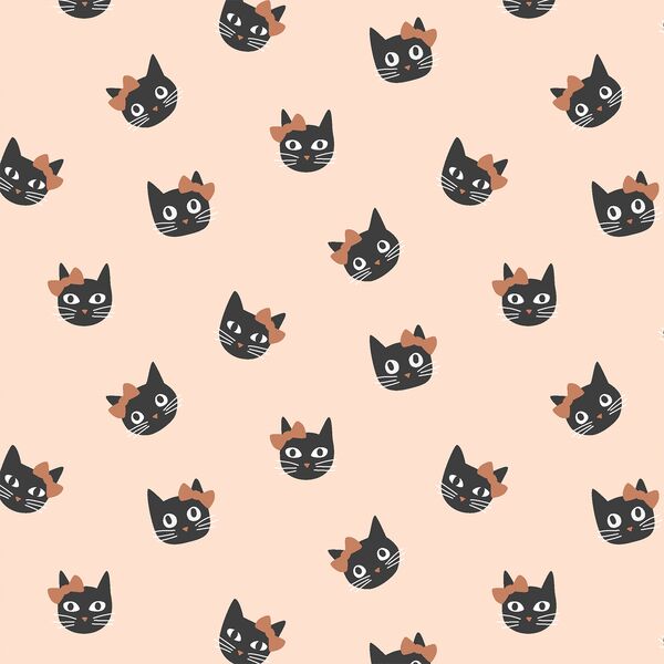 Fancy Cats in Shell Pink