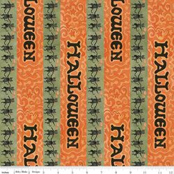 Halloween Stripe in Green