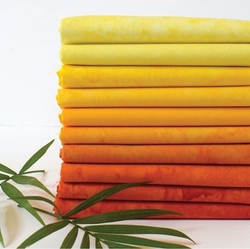Lava Batik Solid Fat Quarter Bundle in Sunshine