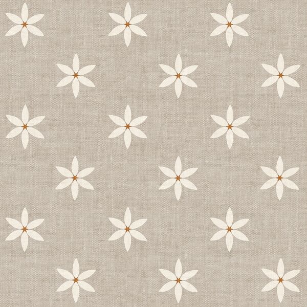 Star Flowers in Dove Grey