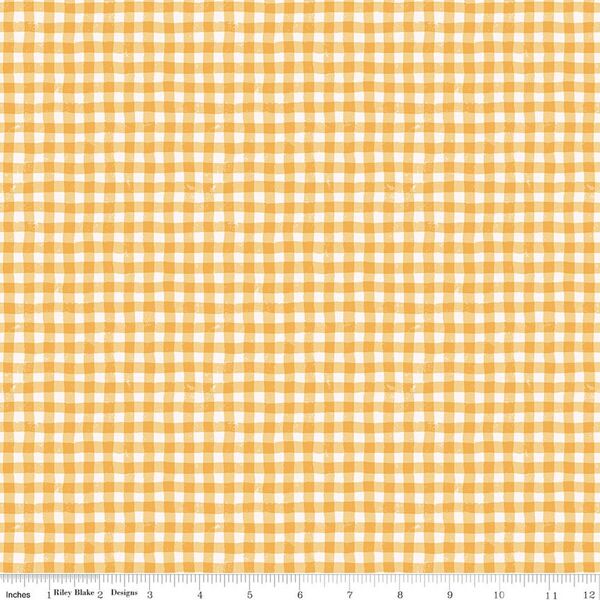 Summer Gingham in Yellow