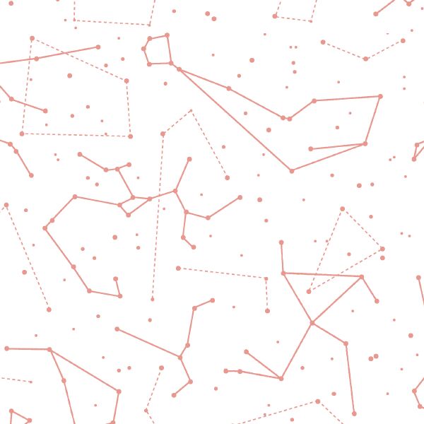 Star Charts in Tulip on White