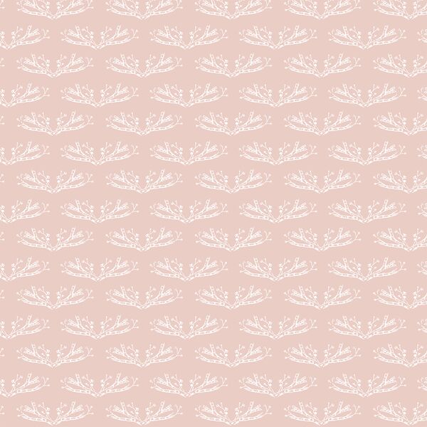 Woodland Branches in Muted Blush