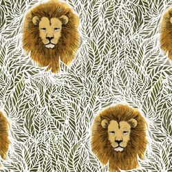Jungle Lion in Leafy