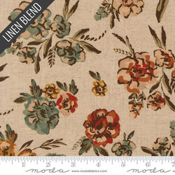 Brushed Bouquet Mochi Linen in Eggshell