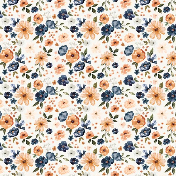 Little Meadow Floral in Cream