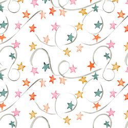 Star Garland in Tinsel