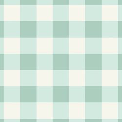 Large Springtime Gingham in Robins Egg Blue