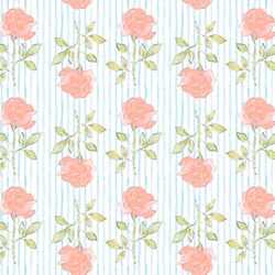 Rose Stripe in Love Birds