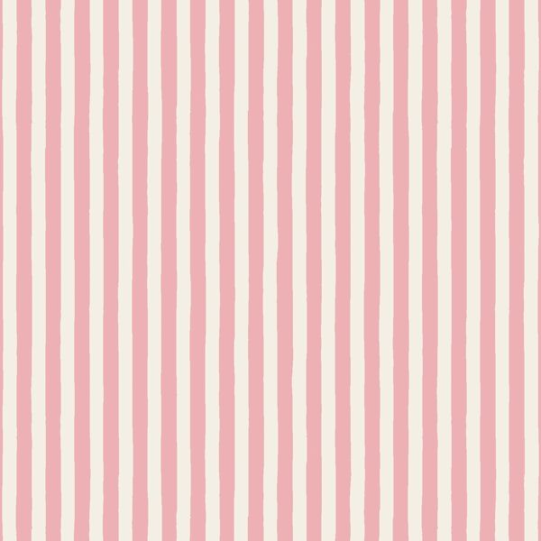 Merry Candy Stripe in Candy Pink