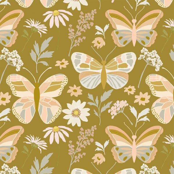 Butterfly Garden in Flaxen