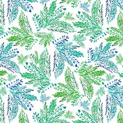 Palm Leaves in Canopy