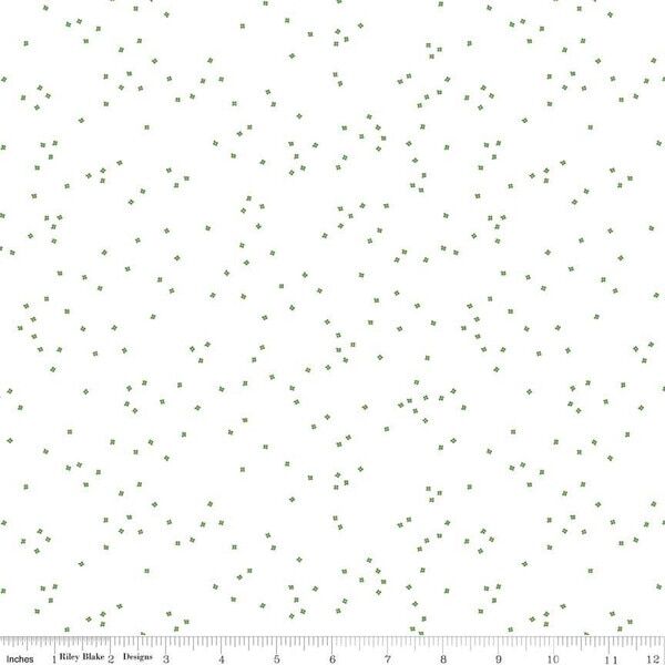 Blossom in Clover on White