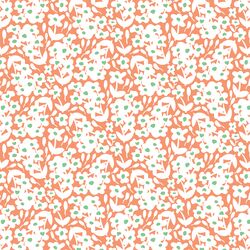 Daisy Silhouette in Tangerine