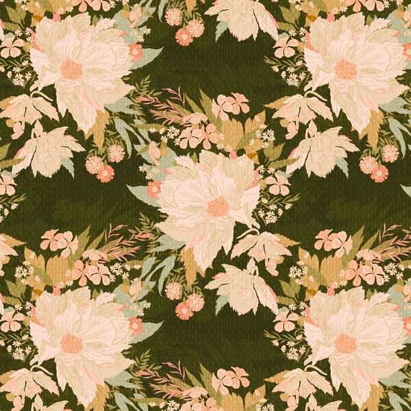 Orlando Floral in Lush Green