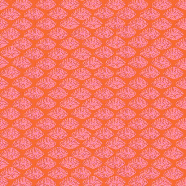 Raffia in Orange Flame