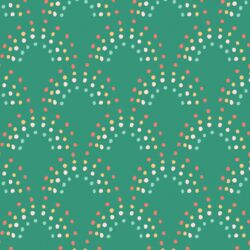 Rainbow Scallops in Tidal Green